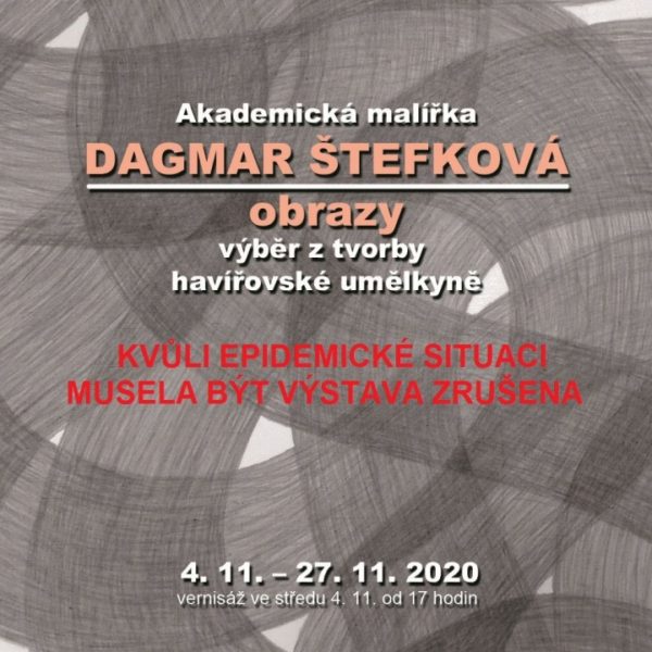 Plakát Videoprezentace z výstavy Dagmar Štefková – obrazy