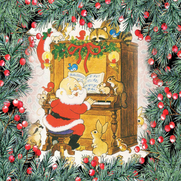 Plakát Vánoční a novoroční přání<br>výstava pohlednic a novoročenek