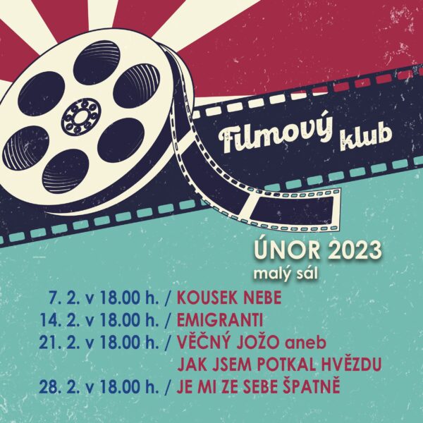 Plakát Filmový klub<br>únor 2023