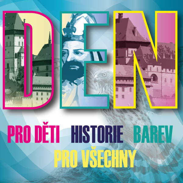 Plakát DEN PRO DĚTI<br>historie barev pro všechny