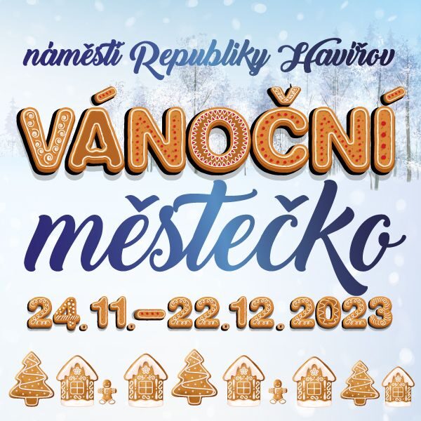 Plakát VÁNOČNÍ MĚSTEČKO 2023