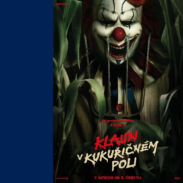 Plakát Klaun v kukuřičném poli