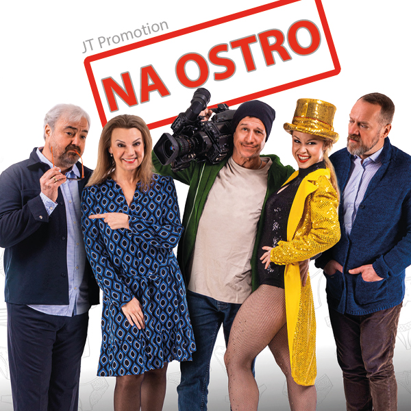 Plakát <b>NA OSTRO – divadelní komedie</b>