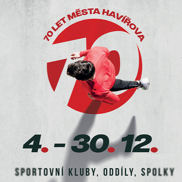 Plakát <b>Výstava – Sedmdesát let havířovského sportu</b>