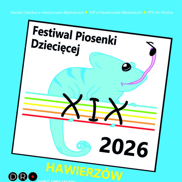 Plakát <b>Festiwal Piosenki <br>Dzieciecej 2026 <br>(MKSH není pořadatel)</b>