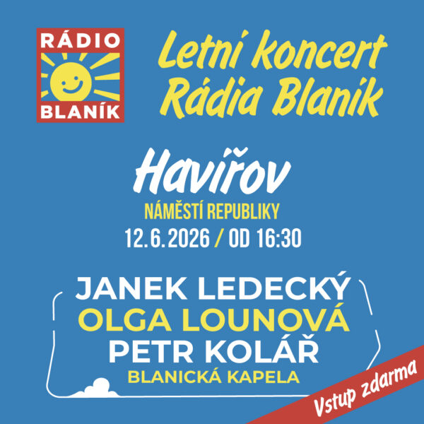 Plakát <b>Letní koncert Rádia Blaník</b>