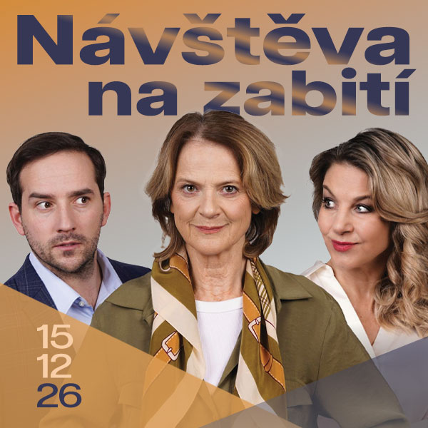 Plakát <b>NÁVŠTĚVA NA ZABITÍ – divadelní komedie</b>